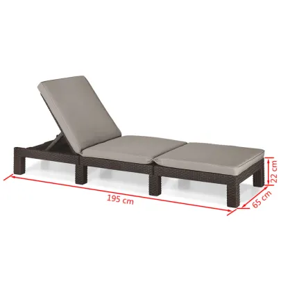 Șezlong Daytona cu Pernă - Comfortabil și Rezistent