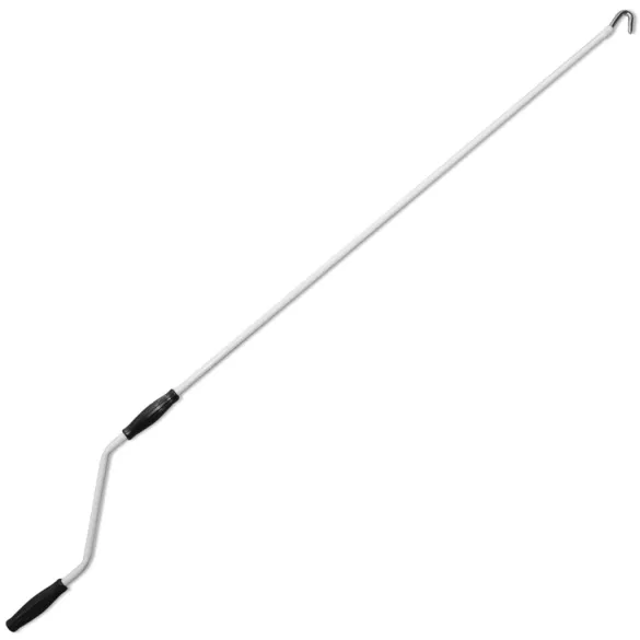 Copertină Manuală 350 cm - Albastru-Alb | Livrare Gratuită