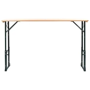 Masă Pliabilă pentru Bere - Lemn de Pin, 169x50 cm | Livrare Gratuită 2