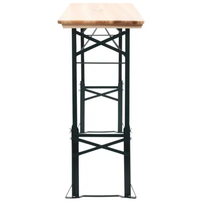 Masă Pliabilă pentru Bere - Lemn de Pin, 169x50 cm | Livrare Gratuită