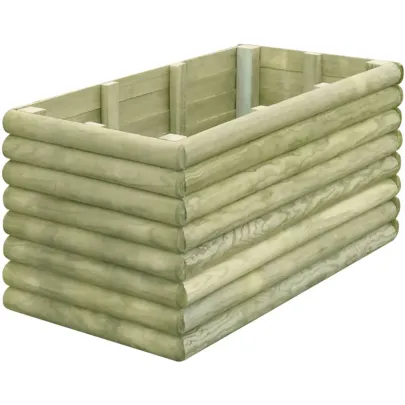 Strat Înălțat Grădină - Lemn Pin Rezistent - 106x56x48 cm