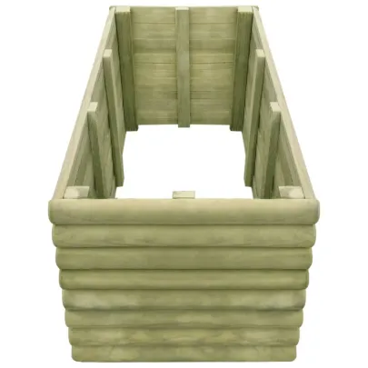 Strat Înălțat Grădină - Lemn Pin Rezistent - 106x56x48 cm