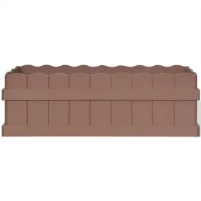 Strat Înălțat Grădină WPC Maro - 70x25x25 cm 2