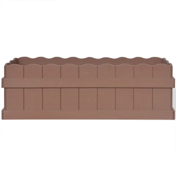 Strat Înălțat Grădină WPC Maro - 70x25x25 cm