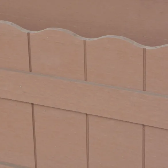 Strat Înălțat Grădină WPC Maro - 70x25x25 cm