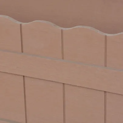 Strat Înălțat Grădină WPC Maro - 70x25x25 cm