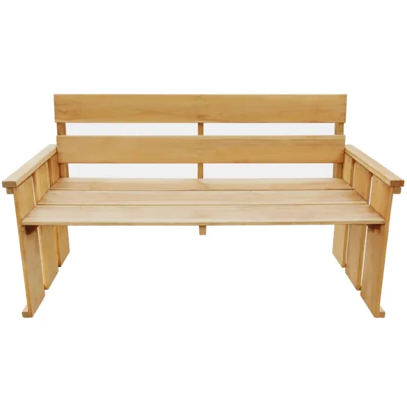 Bancă Grădină Lemn Pin 160 cm - Livrare Gratuită