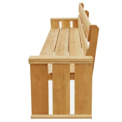 Bancă Grădină Lemn Pin 160 cm - Livrare Gratuită