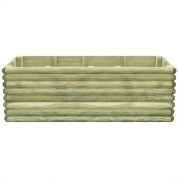 Strat Înălțat Grădină Lemn Pin 150x56x48 cm - Livrare Gratuită