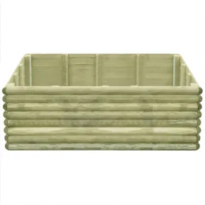 Strat Înălțat Grădină Lemn Pin 150x106x48 cm | Livrare Gratuită 2