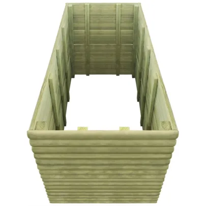 Strat Înălțat Grădină - Lemn Pin Rezistent - Livrare Gratuită