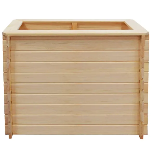 Strat Înălțat Grădină Lemn Pin 100x50x80 cm - Livrare Gratuită