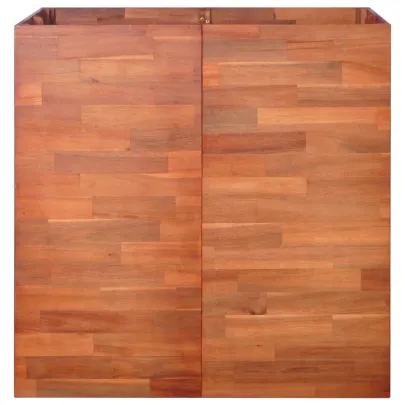 Strat Înălțat Grădină Lemn Acacia 100x100x100 cm