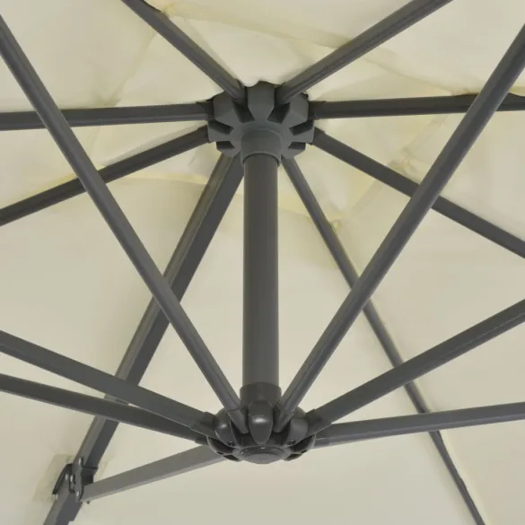 Umbrelă suspendată cu rotire 360° - Protecție UV