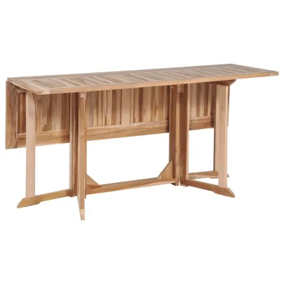 Masă Grădină Pliabilă Fluture 150x90 cm - Lemn de Tec
