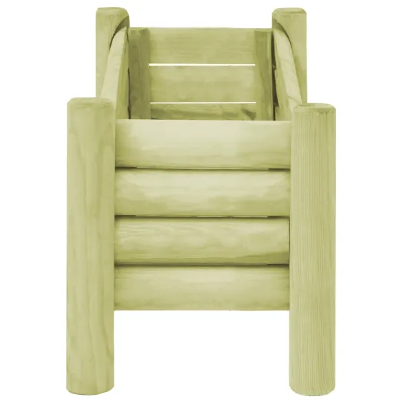 Strat Înălțat Grădină Lemn Pin | Livrare Gratuită