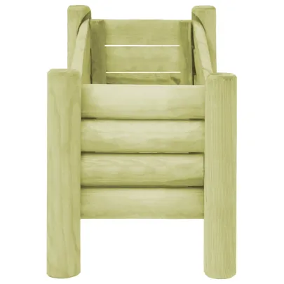 Strat Înălțat Grădină Lemn Pin | Livrare Gratuită