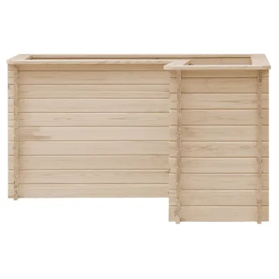 Strat Înălțat Grădină Lemn Pin 150x150x80 cm | Comandă Acum