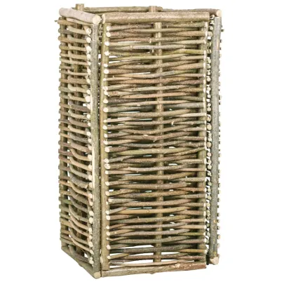 Strat Înălțat Grădină Lemn Alun 40x40x80 cm | Livrare Gratuită