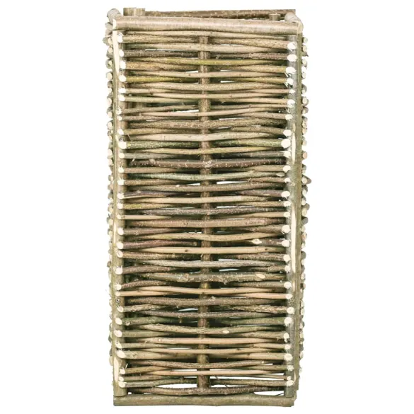 Strat Înălțat Grădină Lemn Alun 40x40x80 cm | Livrare Gratuită