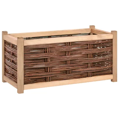 Strat Înălțat Grădină Lemn Masiv de Pin 80x40x40 cm