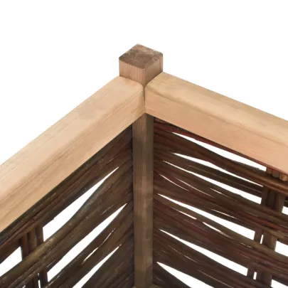 Strat Înălțat Grădină Lemn Masiv de Pin 80x40x40 cm