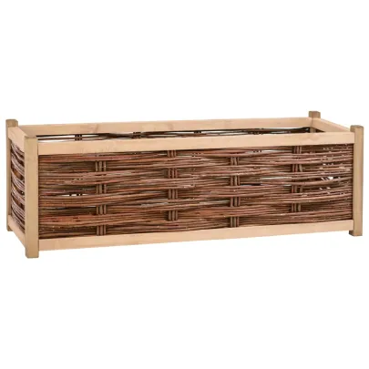 Strat Înălțat Grădină Lemn Masiv Pin 120x40x40 cm