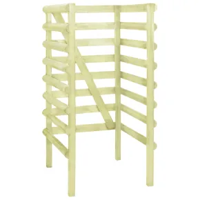 Mască Pubelă Verde din Lemn de Pin | Livrare Gratuită 2