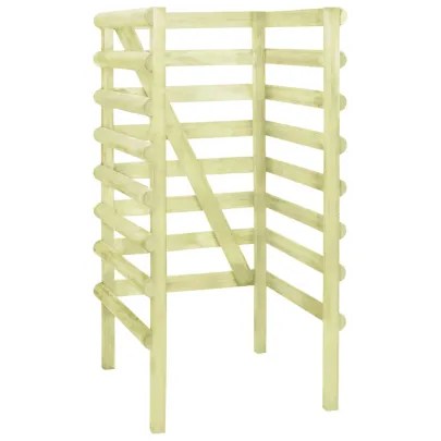 Mască Pubelă Verde din Lemn de Pin | Livrare Gratuită