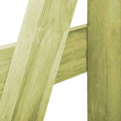 Magazie Pubele Verde 210x80x150cm - Lemn de Pin | Livrare Gratuită
