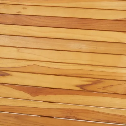 Masă de Bar Exterior - Lemn Tec și Oțel Inoxidabil 160x60cm