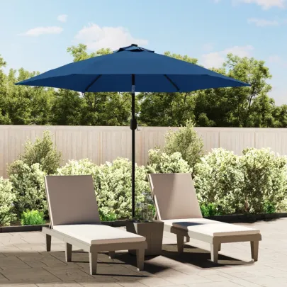 Umbrelă Solară LED 300cm - Protecție UV + Iluminare