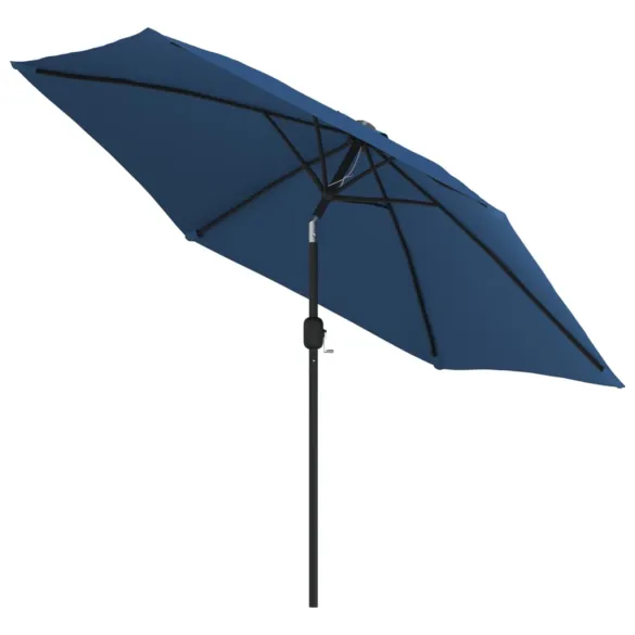 Umbrelă Solară LED 300cm - Protecție UV + Iluminare