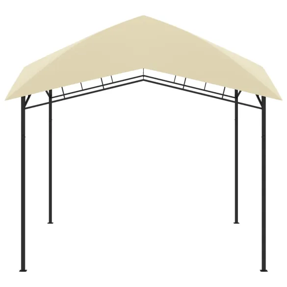 Pavilion Grădină Crem 3x3m - Protectie Soare | Livrare Gratuită
