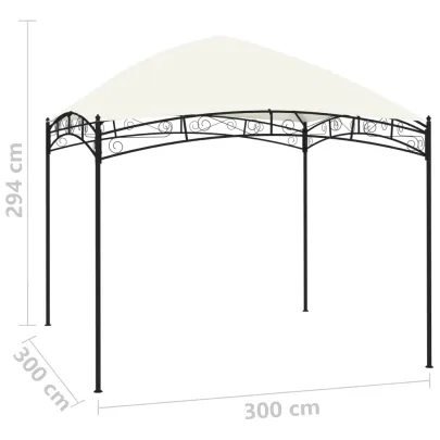 Pavilion Grădină Crem 3x3m - 180g/m² - Livrare Gratuită