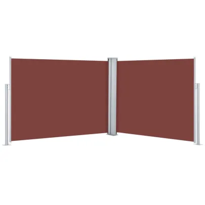 Copertină Laterală Retractabilă Maro - 170x1000 cm | Livrare Gratuită