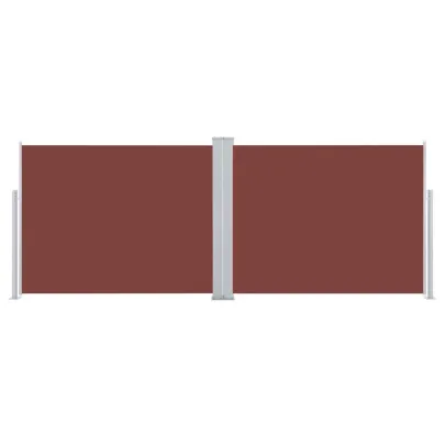 Copertină Laterală Retractabilă Maro - 170x1000 cm | Livrare Gratuită