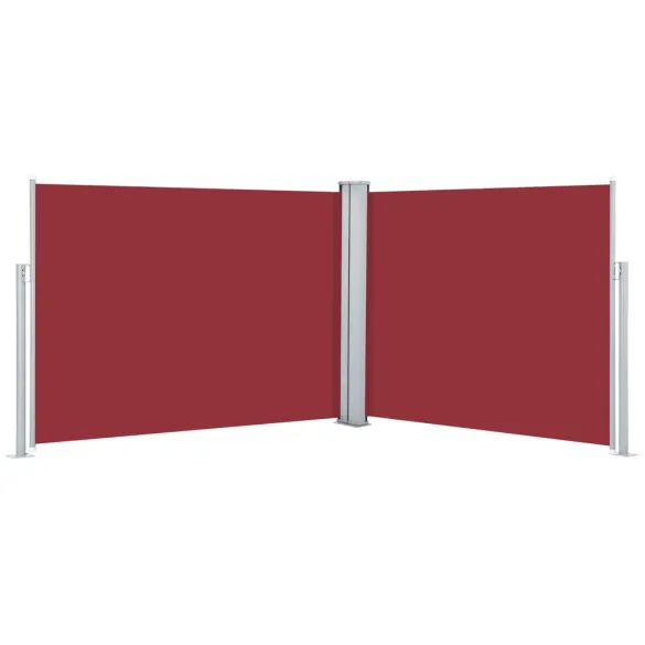 Copertină Laterală Retractabilă Roșie - 170x1000 cm