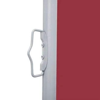 Copertină Laterală Retractabilă Roșie - 170x1000 cm