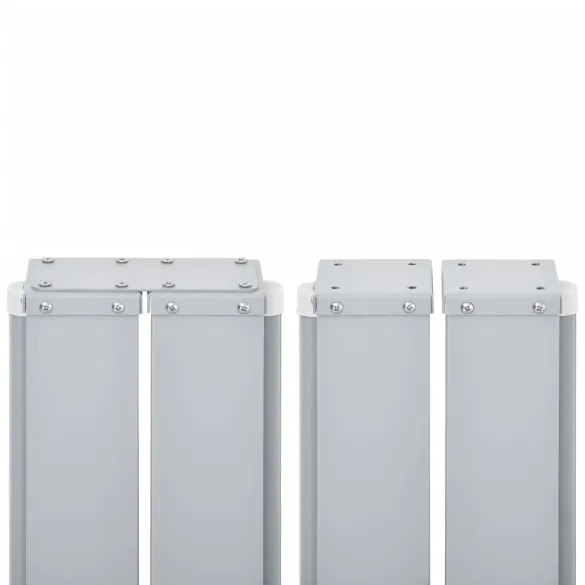 Copertină Laterală Retractabilă Roșie - 170x1000 cm