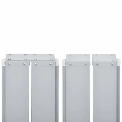 Copertină Laterală Retractabilă Roșie - 170x1000 cm