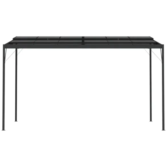 Pavilion Gradină Antracit 4x3m - Acoperiș Protectie UV