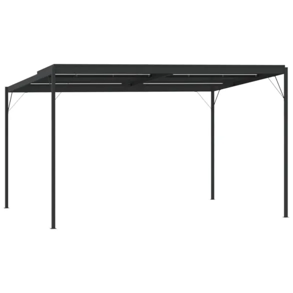 Pavilion Gradină Antracit 4x3m - Acoperiș Protectie UV