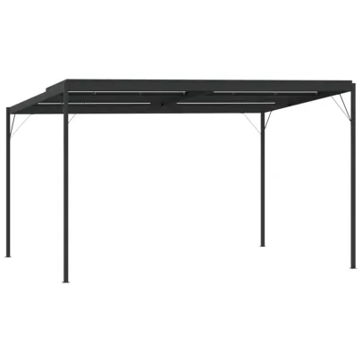 Pavilion Gradină Antracit 4x3m - Acoperiș Protectie UV
