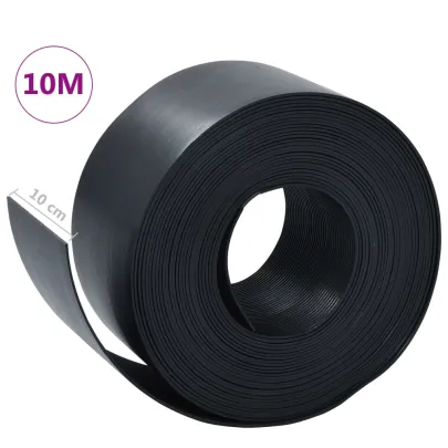 Bordură Grădină PE Negru 10m | Rezistentă la UV