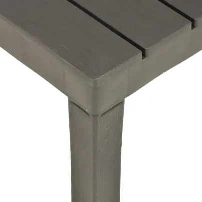 Masă Grădină Antracit Plastic 78x78 cm | Livrare Gratuită
