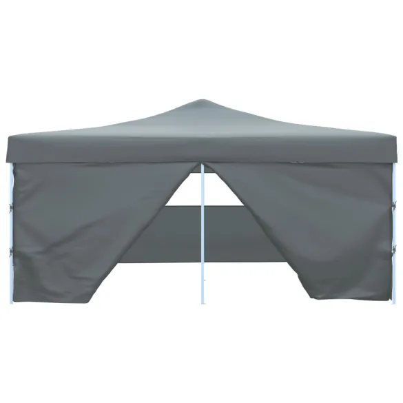 Pavilion Pliabil 5x5m cu Pereți Laterali Antracit