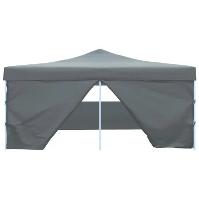 Pavilion Pliabil 5x5m cu Pereți Laterali Antracit