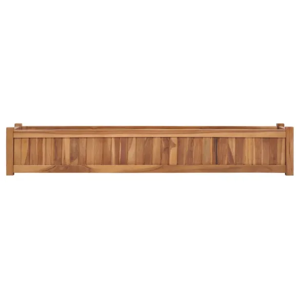 Strat Înălțat din Lemn Masiv de Tec - 150x30x25 cm