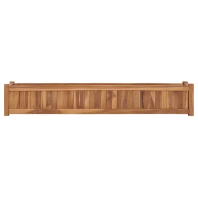Strat Înălțat din Lemn Masiv de Tec - 150x30x25 cm